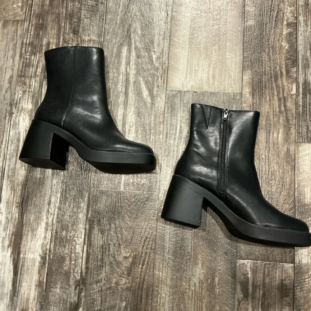 Sun + Stone Elegant Black Women's Ankle Boots Size 9.5 - Picture 11 of 16